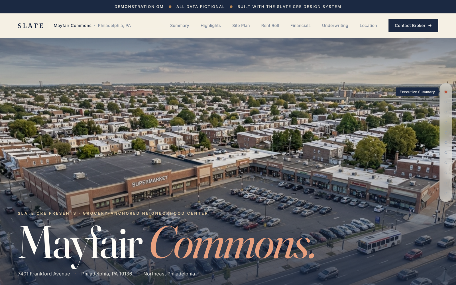 Mayfair Commons interactive offering memorandum